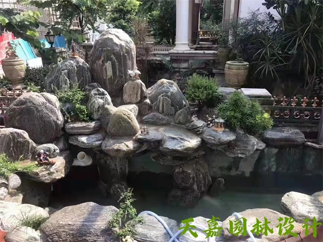 甘井子现代别墅庭院景观设计